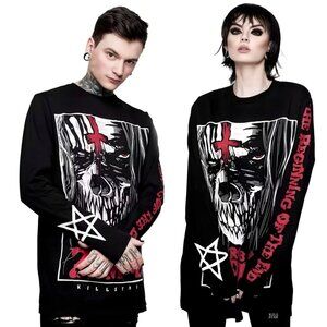 Killstar x Rob Zombie ✦ The End Long Sleeve Top ✦ Hellbilly Deluxe Collab S NWT